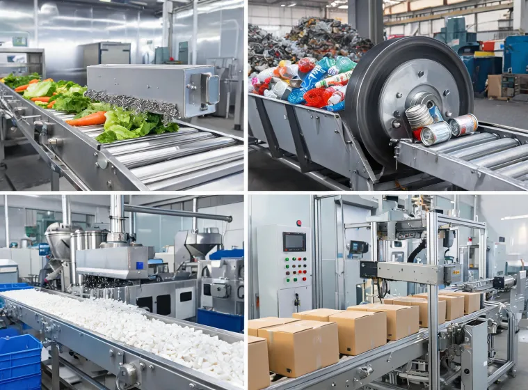 Magnet applications across industrial production lines